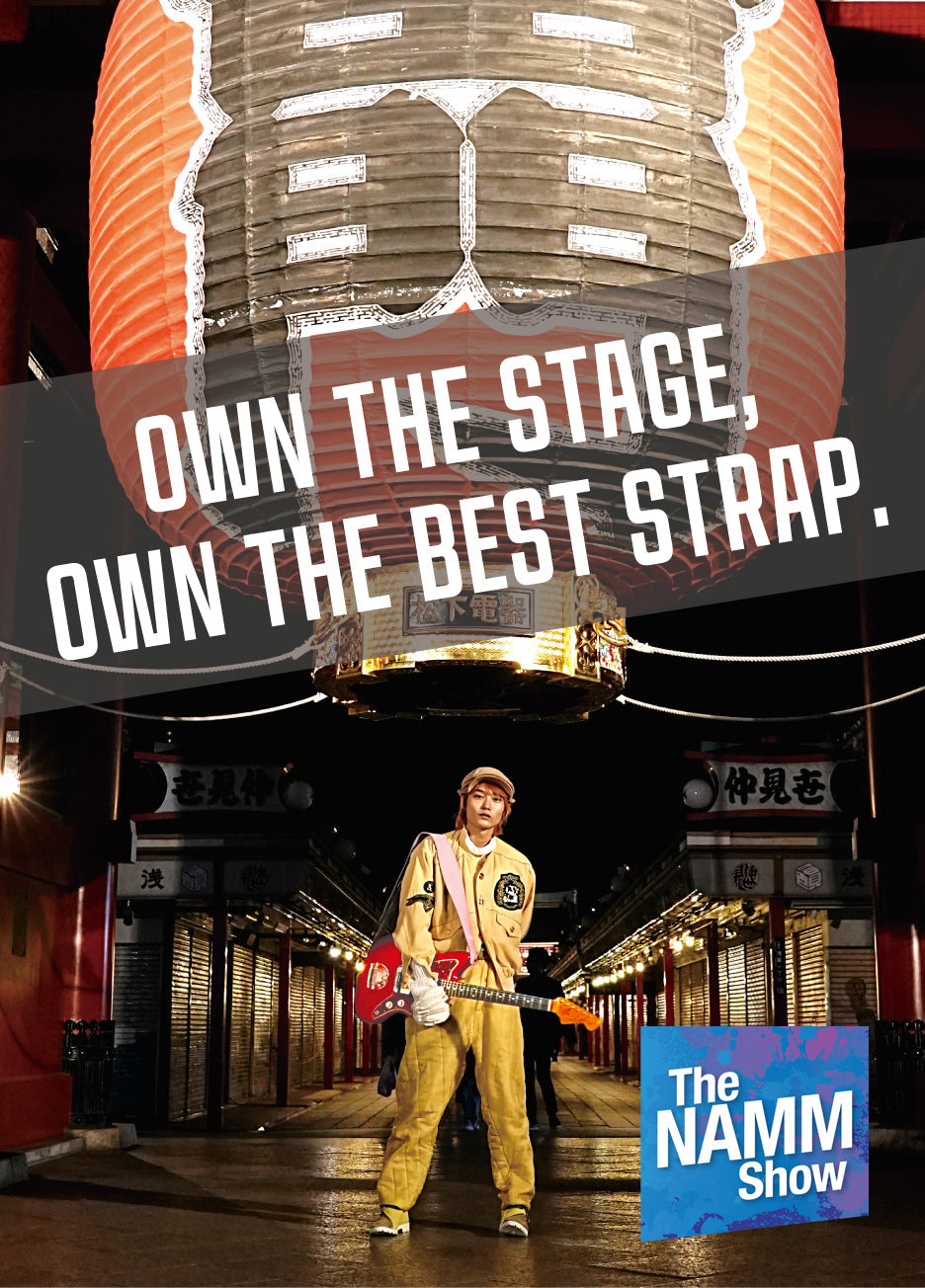 AQUBE MUSIC PRODUCTSがNAMM SHOW 2025に出展! 身体に合うストラップを体験しよう!